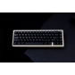 Black Gold 104+28 PBT Doubleshot Full Keycaps Set for Cherry MX Mechanical Gaming Keyboard